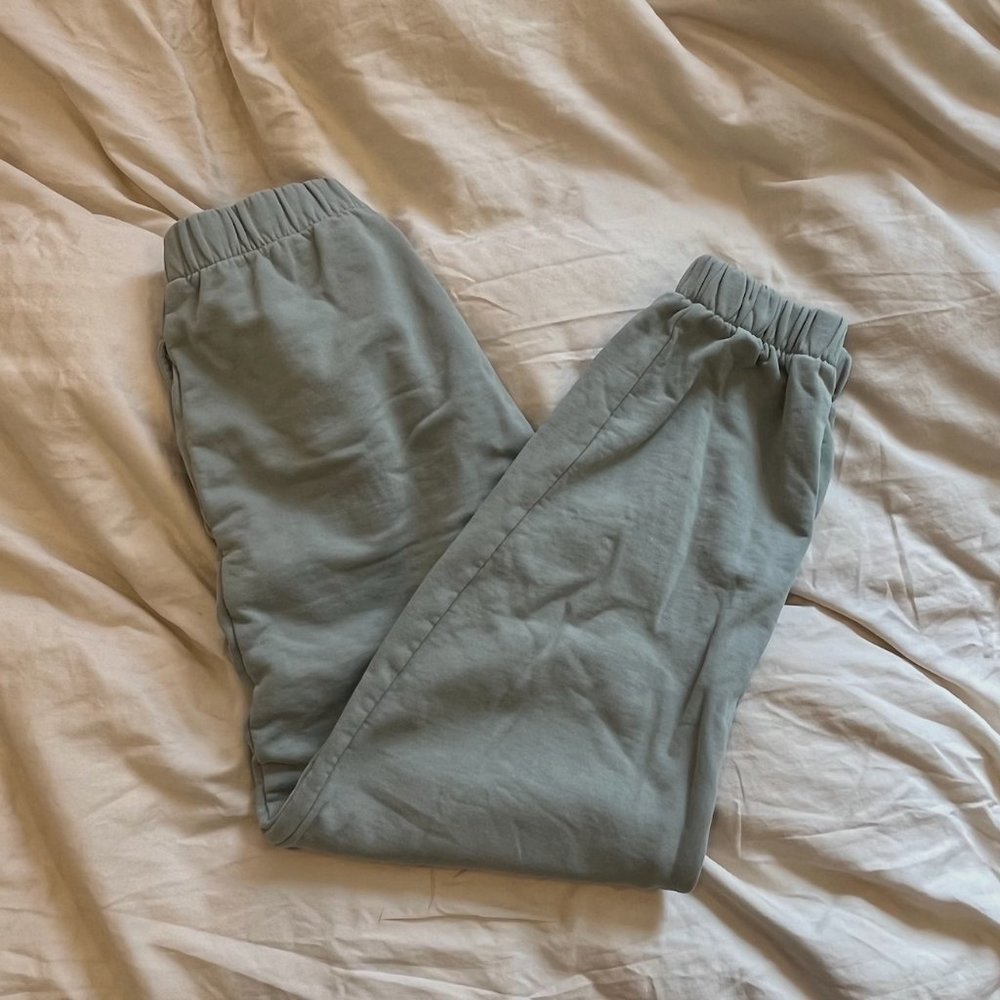 brandy melville green rosa sweatpants